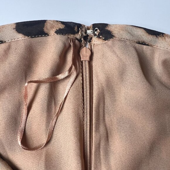 VICI Animal Print Ruffle Hem Mini Skirt – Size Small - Picture 6 of 7